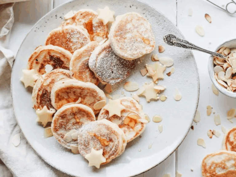 Mini pancakes a la vanille