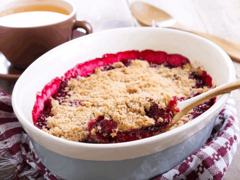 crumble fruits rouges