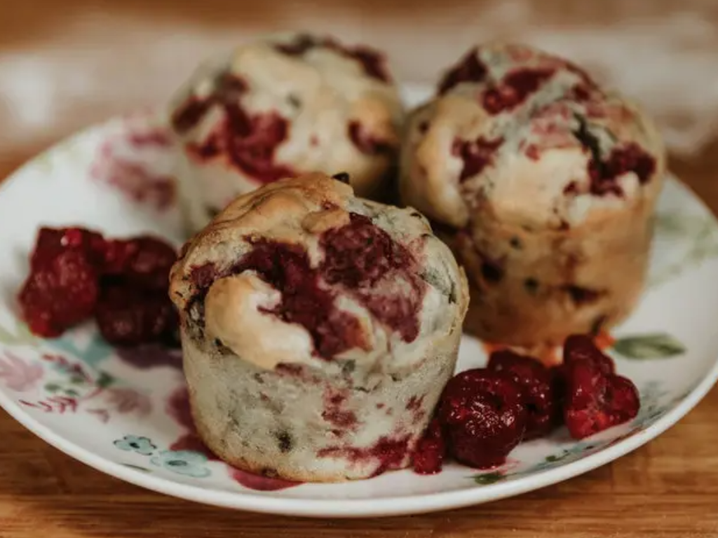 muffins framboises