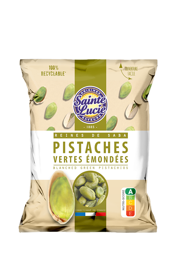 pistaches vertes émondées