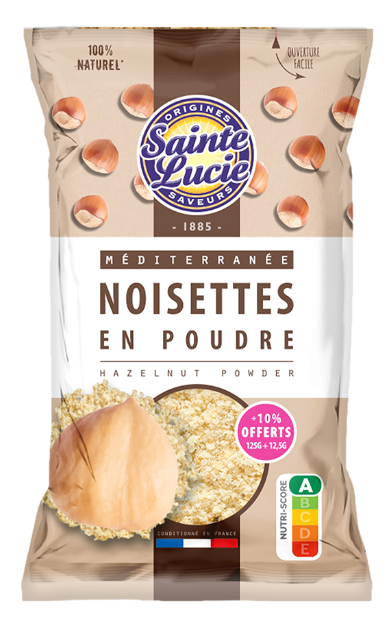 noisettes en poudre