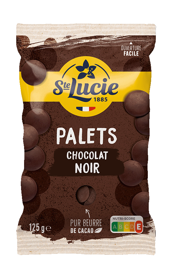 palets chocolat noir