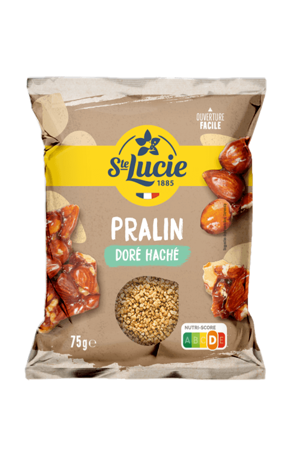 Pralin doré haché