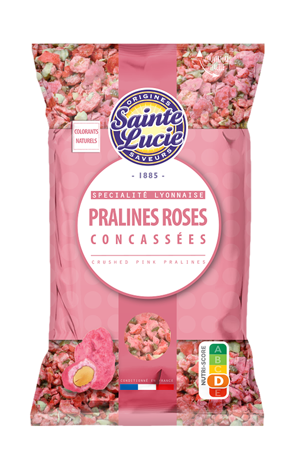 pralines roses concassées