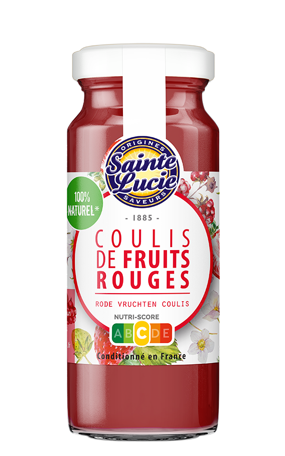 coulis de fruits rouges