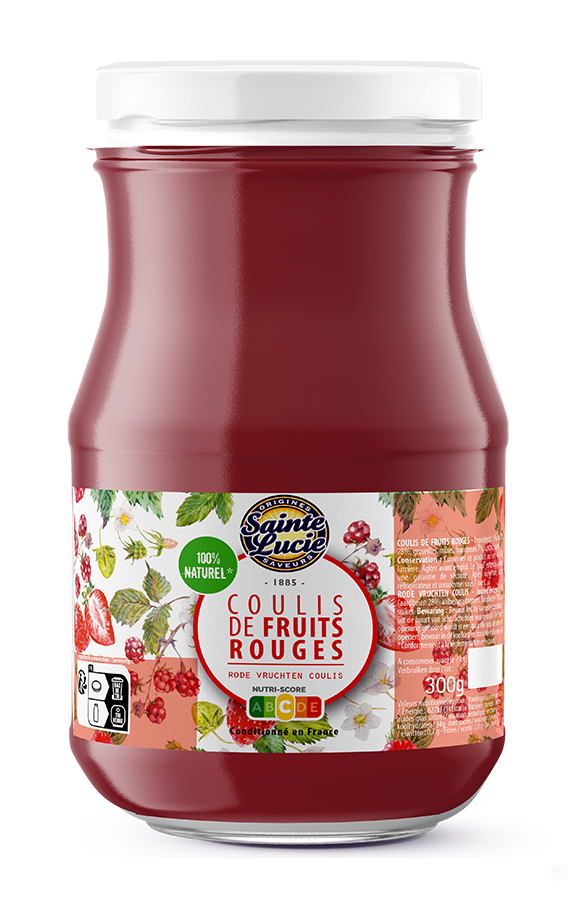 coulis de fruits rouges