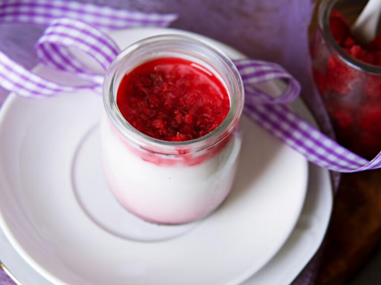 Raspberry Panna Cotta