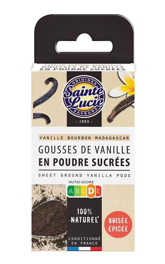 sweetened vanilla bean powder