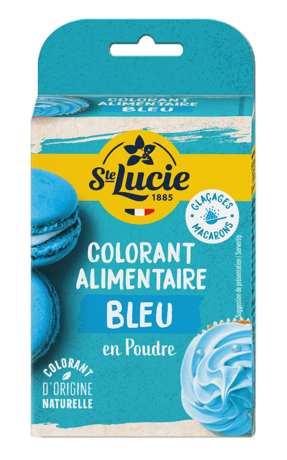 blue powdered food coloring