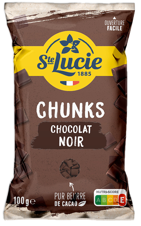 chuncks chocolat noir