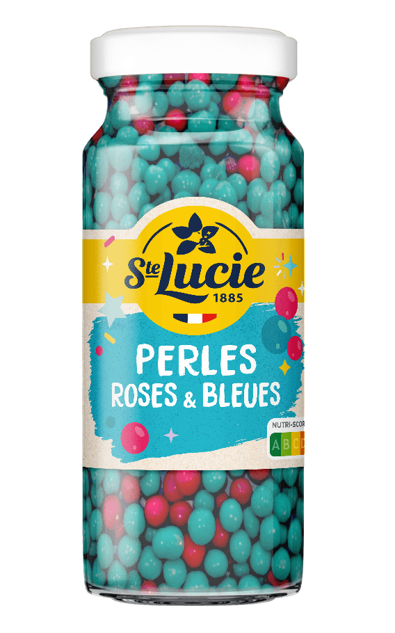 Pink and Blue Beads