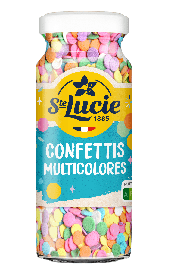 Multicolored confetti