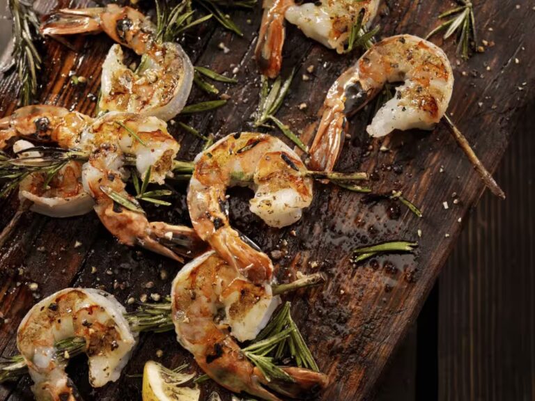 Brochettes Crevettes Piment