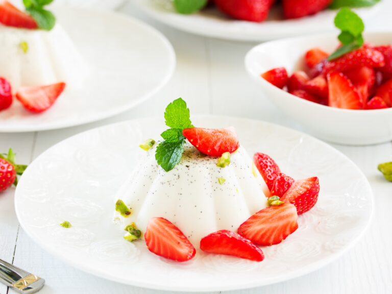 Orange Blossom &amp; Vanilla Panna Cotta