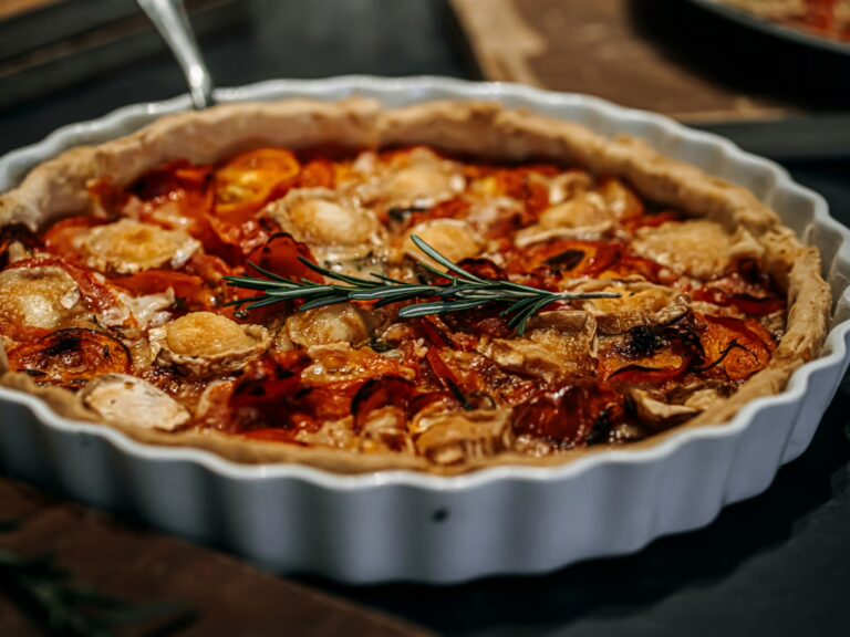Quiche Chevre Tomates
