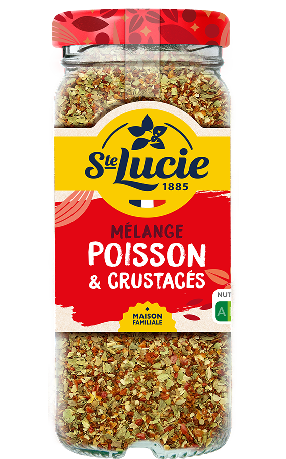 mélange poisson et crustacés