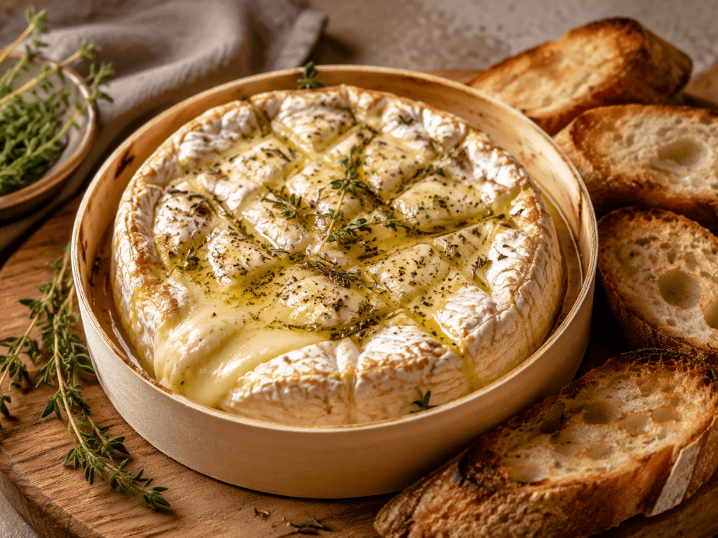 Camembert Rôti Aux Herbes