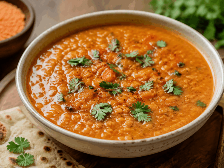Indian Coral Lentil Dahl