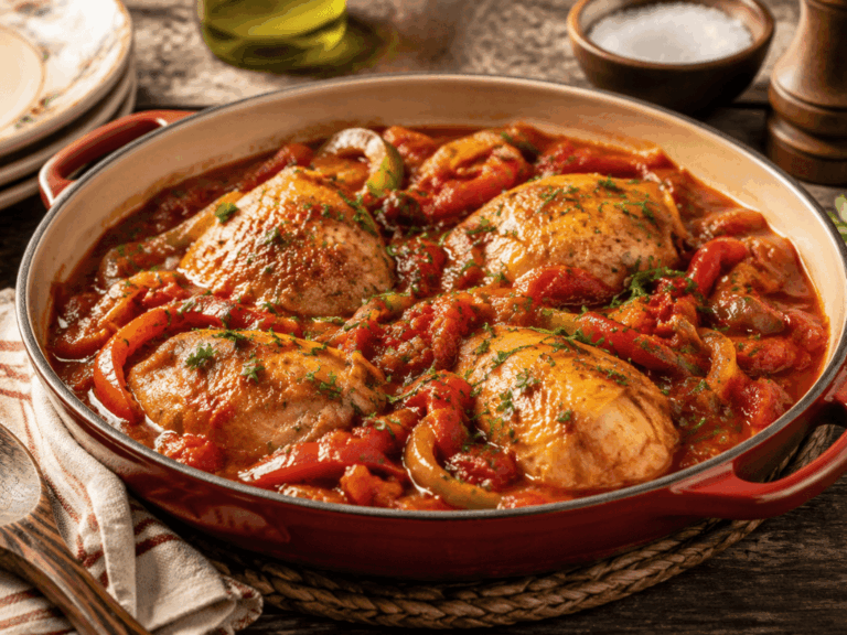 Poulet Basquaise