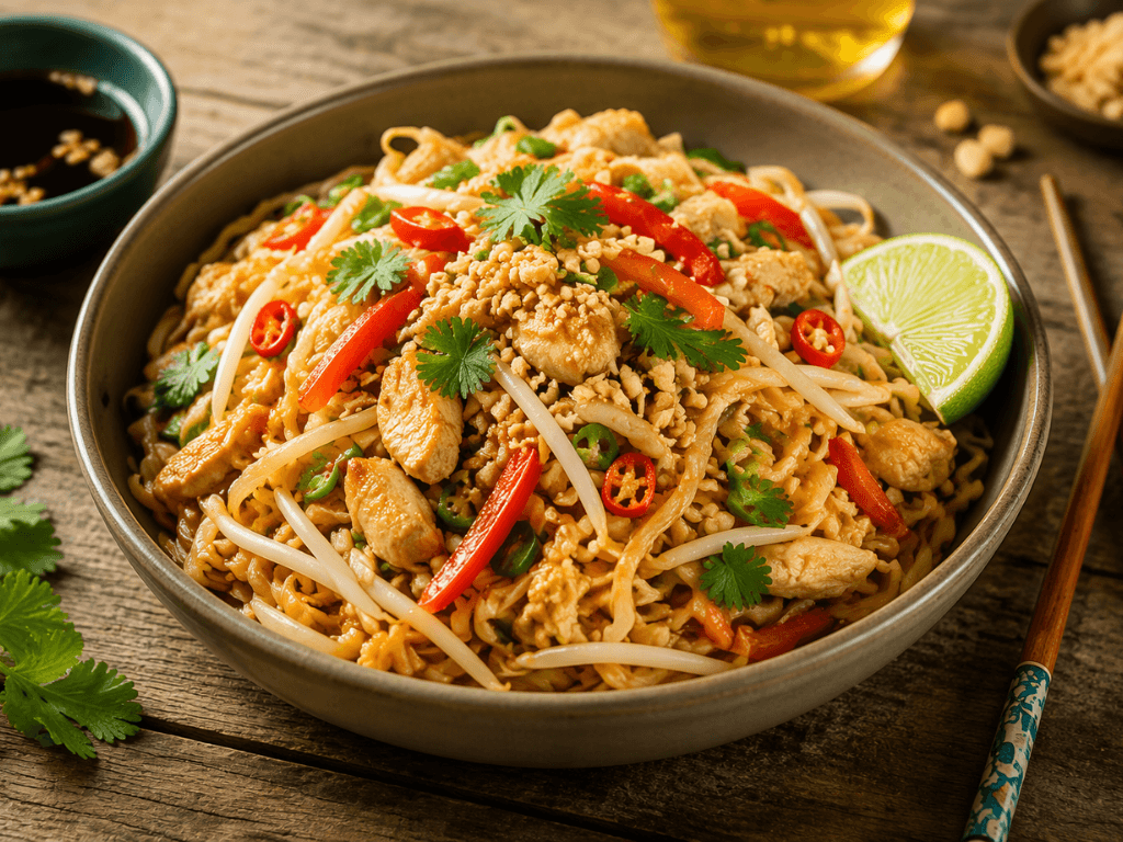 Pad Thai Poulet