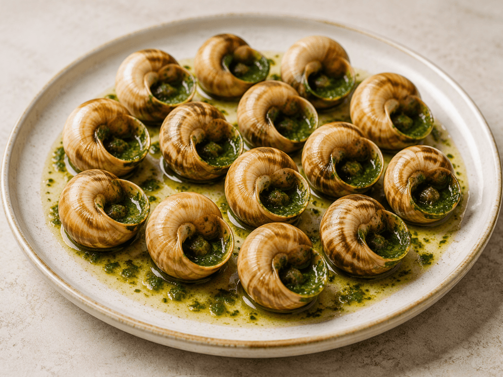 Escargots persillés