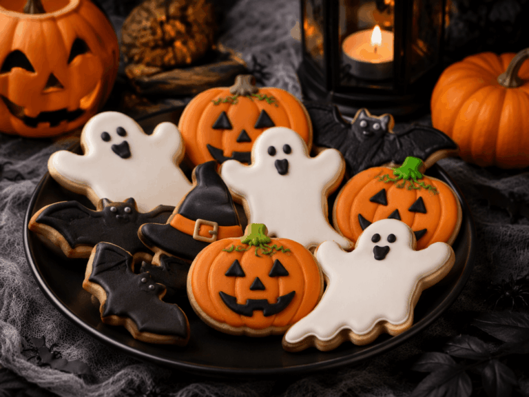 Halloween Shortbread Cookies